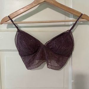 Victoria’s Secret Lace Longline Triangle Bralette
